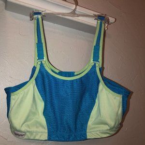 NEW Glamorise 44B Double-Layer Custom-Control Sport Bra Wire Free